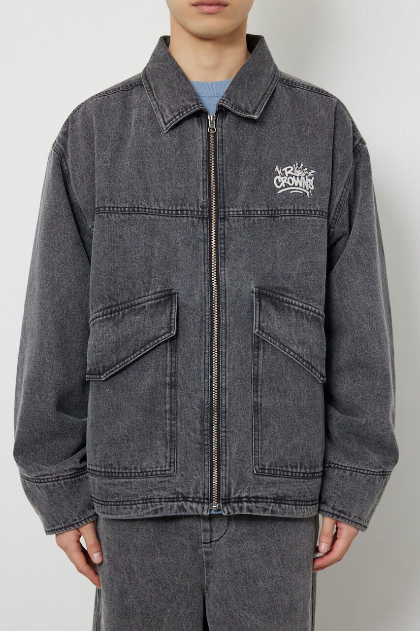 RODEO CROWNS「エンボスロゴデニムジャケット」|デニムジャケット|