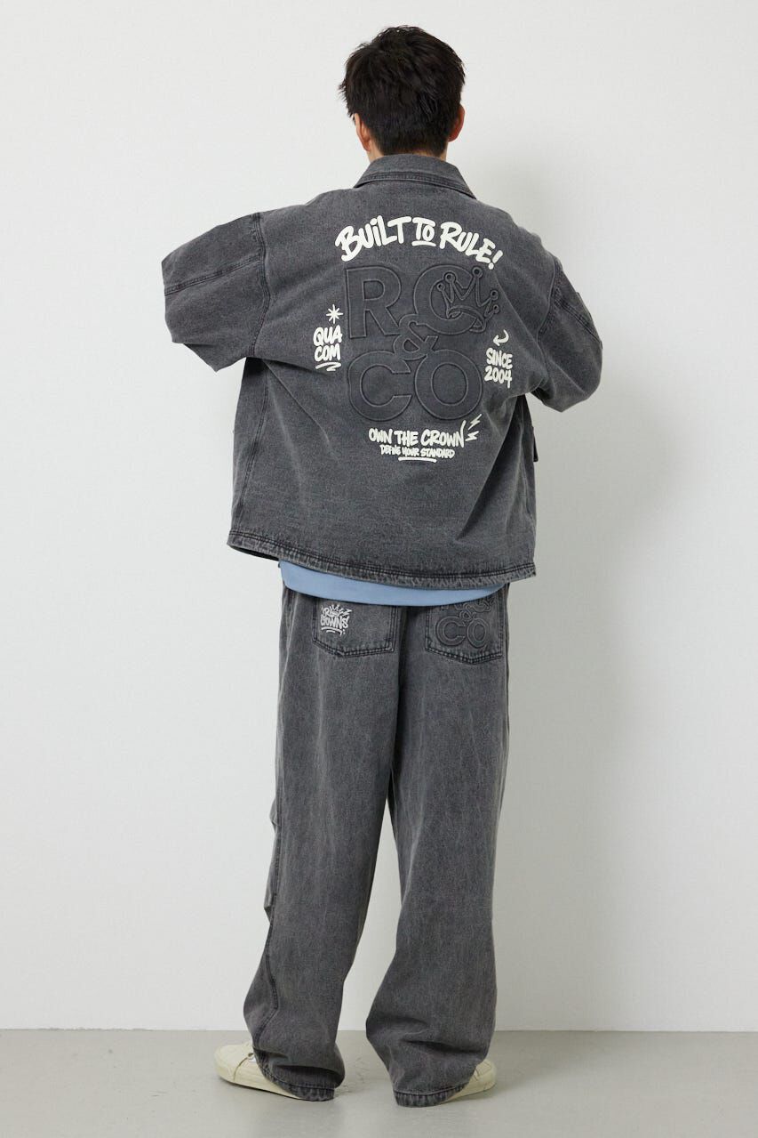 RODEO CROWNS「エンボスロゴデニムジャケット」|デニムジャケット|