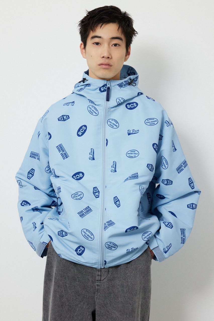 RODEO CROWNS「スタンプマウンテンパーカー」|その他|L/BLU1