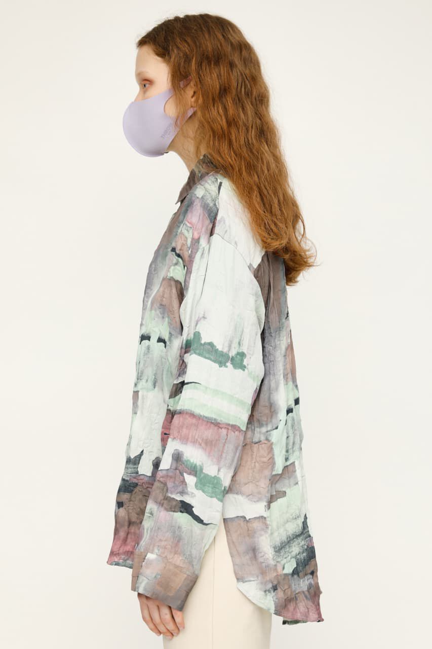 SLY「MUSS PAINT WRINKLE シャツ」|シャツ・ブラウス|