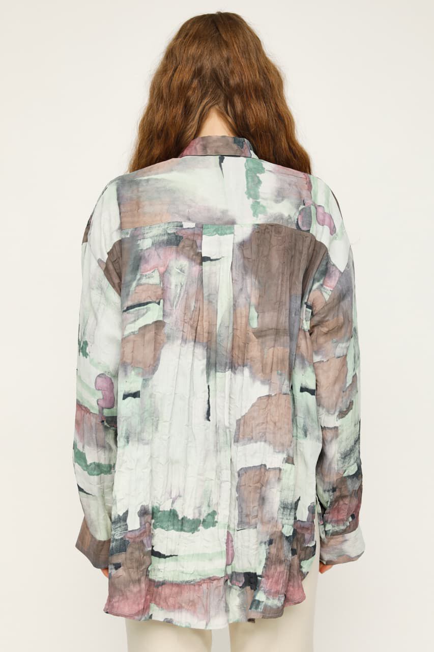 SLY「MUSS PAINT WRINKLE シャツ」|シャツ・ブラウス|