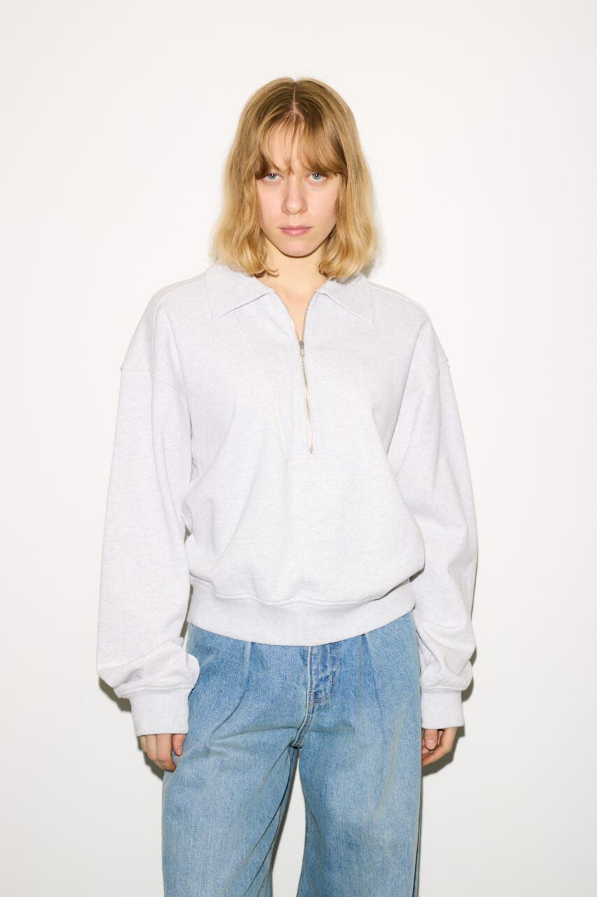 SLY「ZIP COLLAR SW トップス」|Tシャツ・カットソー|