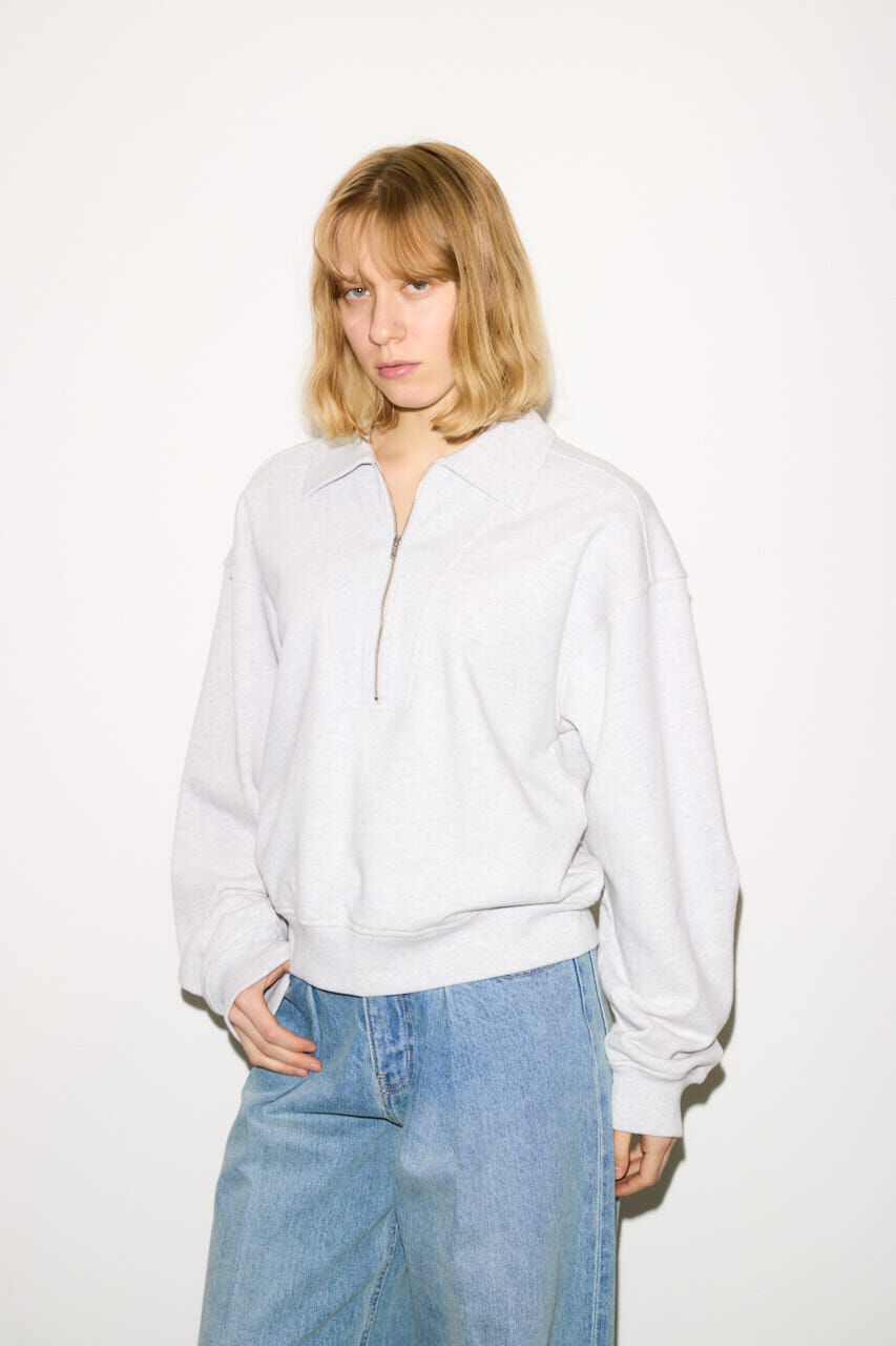 SLY「ZIP COLLAR SW トップス」|Tシャツ・カットソー|