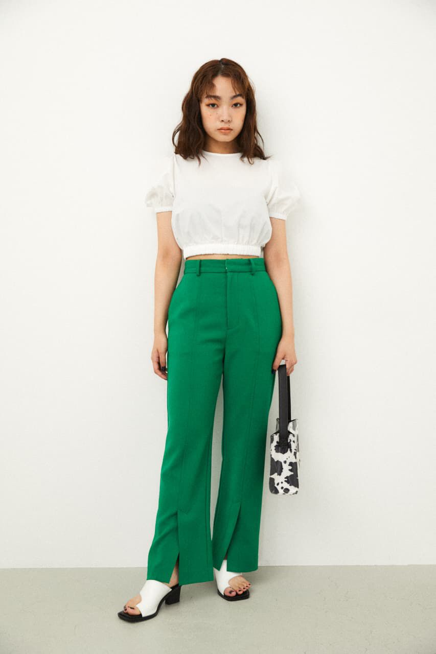 LAGUA GEM「BACK OPEN PUFF TOPS」|シャツ・ブラウス|