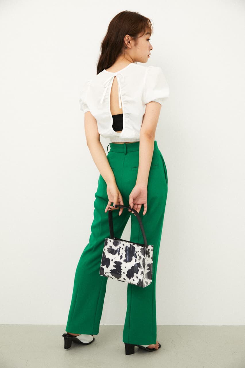 LAGUA GEM「BACK OPEN PUFF TOPS」|シャツ・ブラウス|