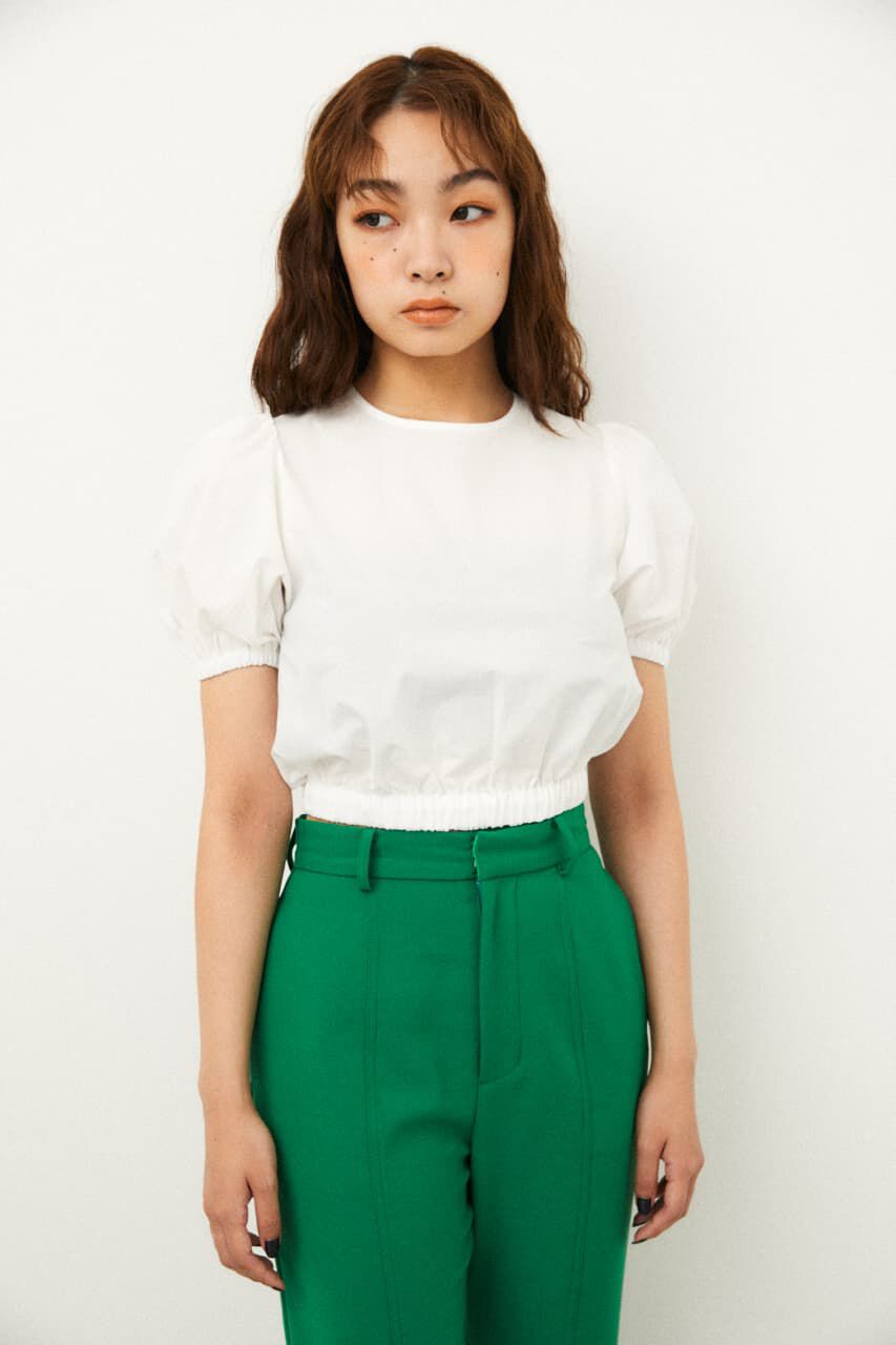 LAGUA GEM「BACK OPEN PUFF TOPS」|シャツ・ブラウス|