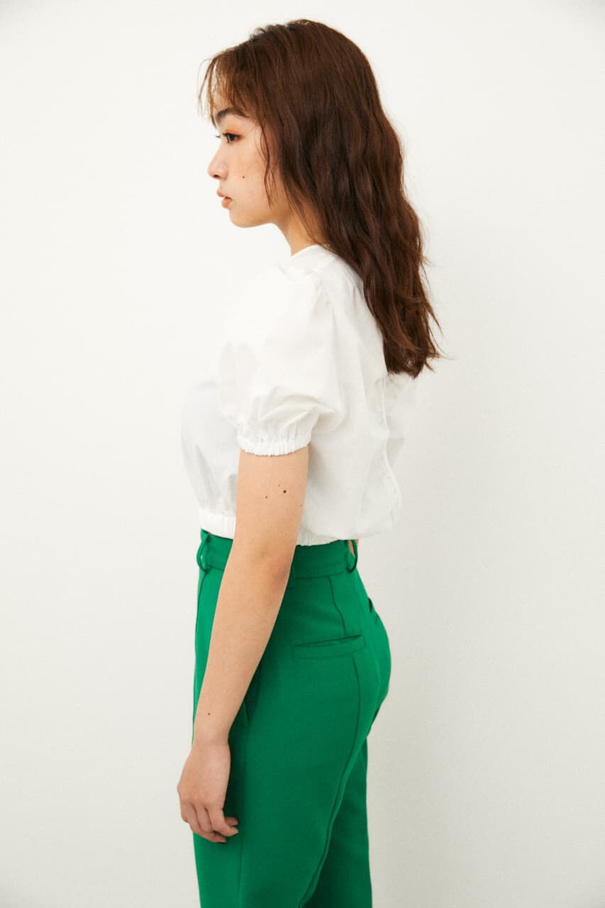 LAGUA GEM「BACK OPEN PUFF TOPS」|シャツ・ブラウス|