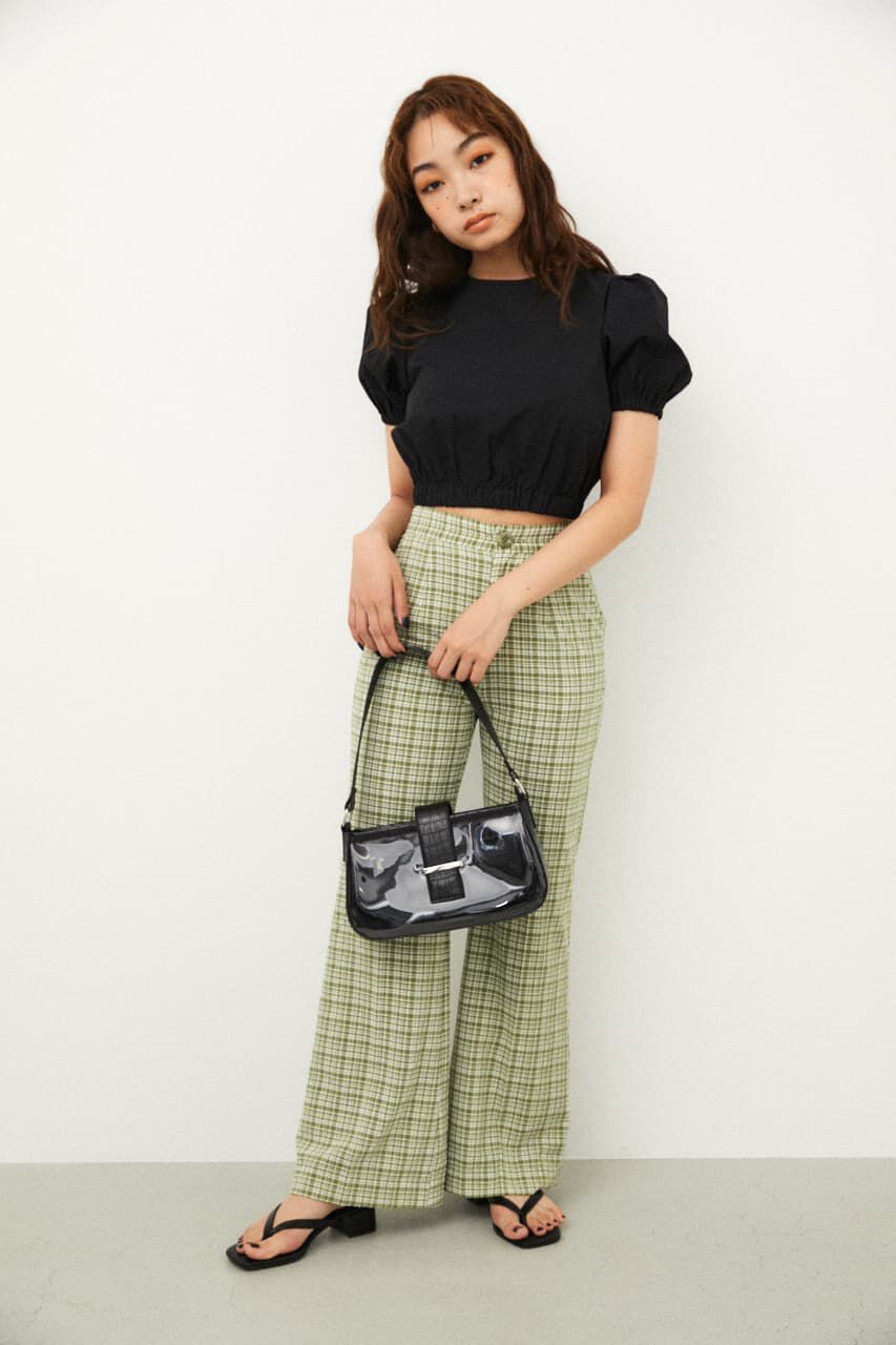 LAGUA GEM「BACK OPEN PUFF TOPS」|シャツ・ブラウス|