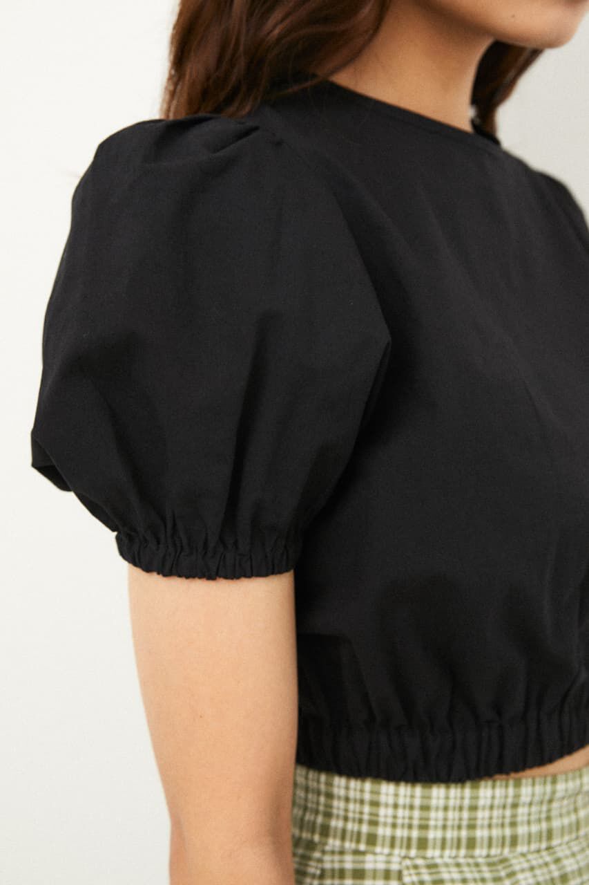 LAGUA GEM「BACK OPEN PUFF TOPS」|シャツ・ブラウス|