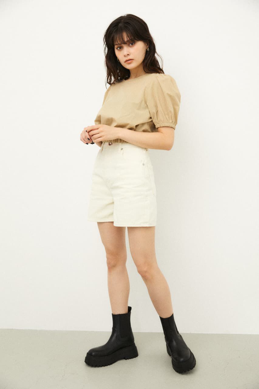 LAGUA GEM「BACK OPEN PUFF TOPS」|シャツ・ブラウス|