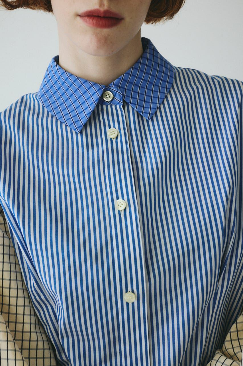 HeRIN.CYE「Ｍix pattern shirt」|シャツ・ブラウス|