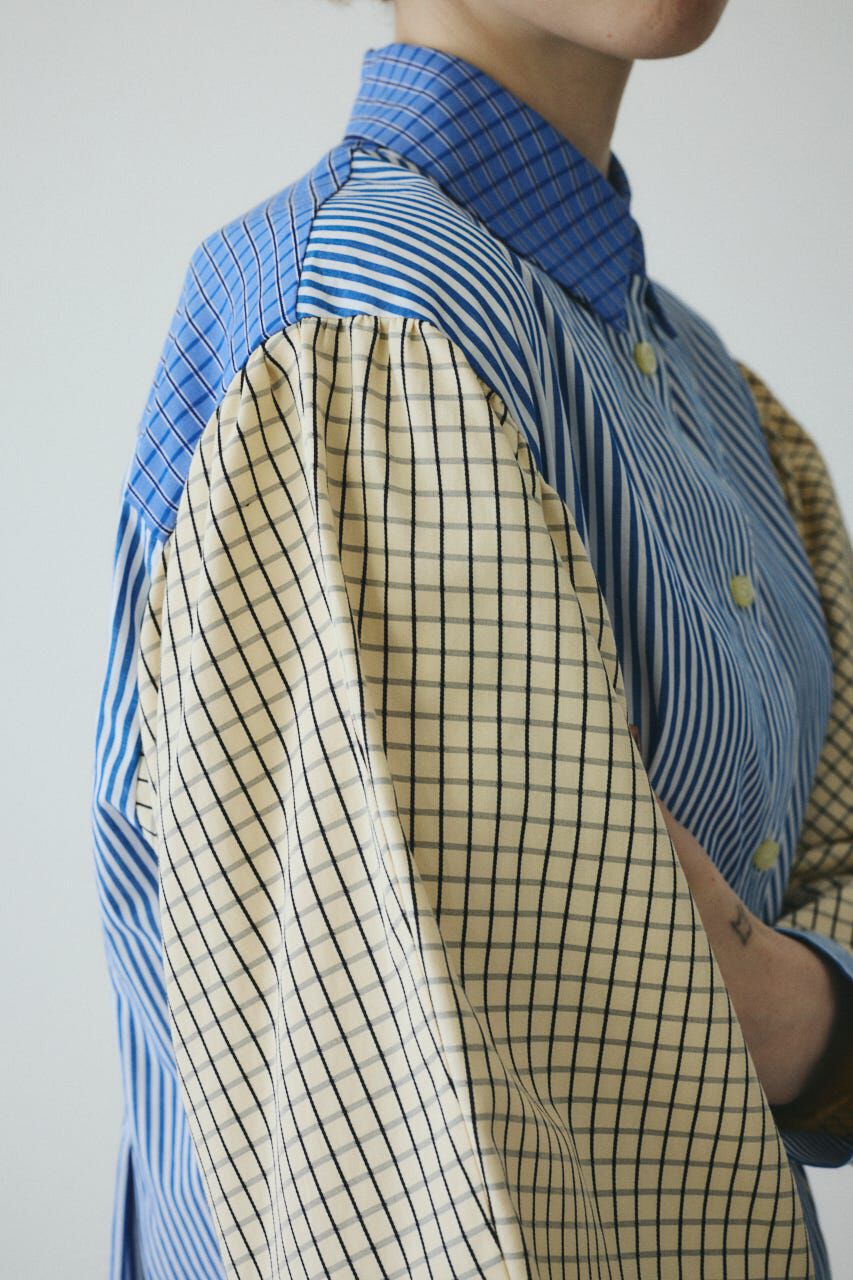 HeRIN.CYE「Ｍix pattern shirt」|シャツ・ブラウス|