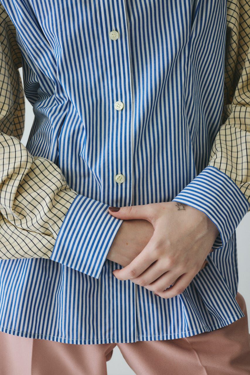 HeRIN.CYE「Ｍix pattern shirt」|シャツ・ブラウス|