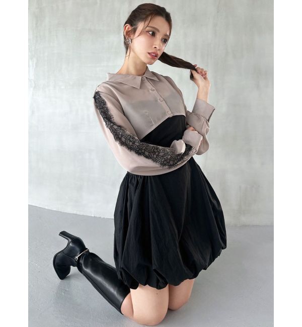 RESEXXY「レースポイントコンビワンピース」|ワンピース|