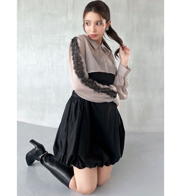 RESEXXY「レースポイントコンビワンピース」|ワンピース|