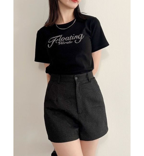 dazzlin「【SETUP】コンパクトジャカードショートパンツ※セットアップ対応」|その他|ブラック