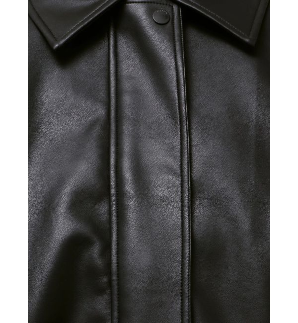 EMODA「バックレースアップショートブルゾン」|ブルゾン・スタジャン|