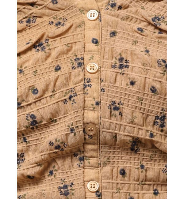 EMODA「フロントボタンギャザートップ」|Tシャツ・カットソー|