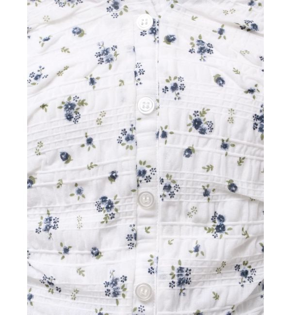 EMODA「フロントボタンギャザートップ」|Tシャツ・カットソー|