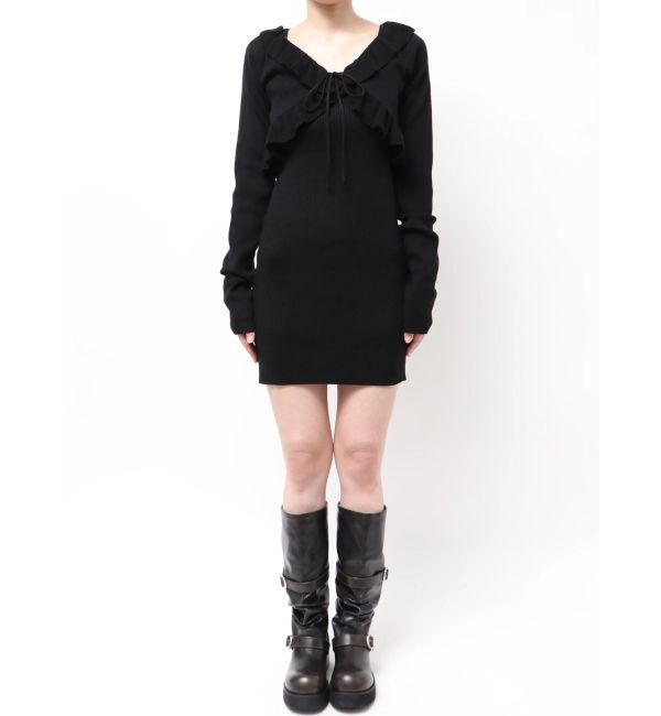 EMODA「クロップドカーディガンセットアップ」|ワンピース|