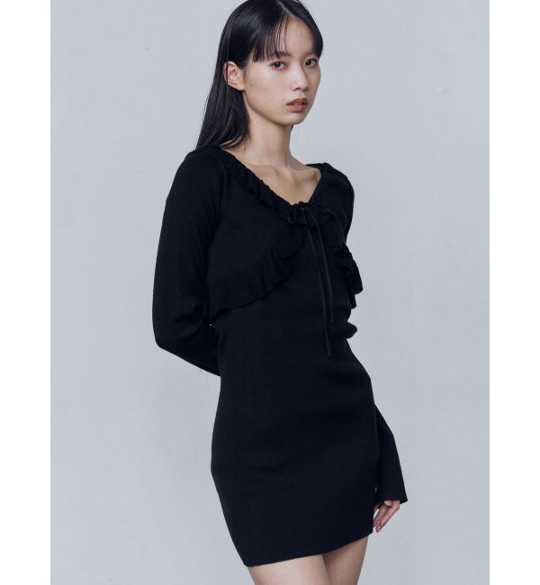 EMODA「クロップドカーディガンセットアップ」|ワンピース|