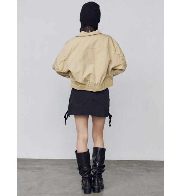 EMODA「レースアップミニスカート」|スカート|