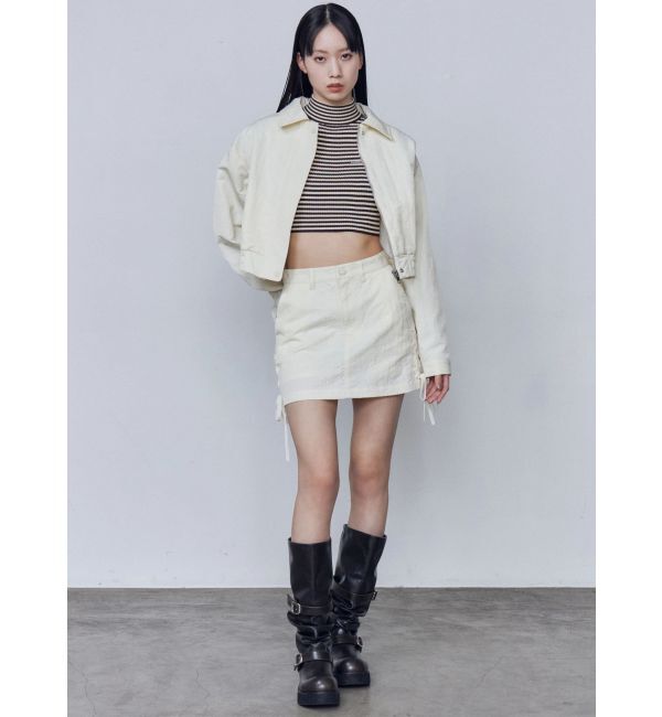 EMODA「レースアップミニスカート」|スカート|