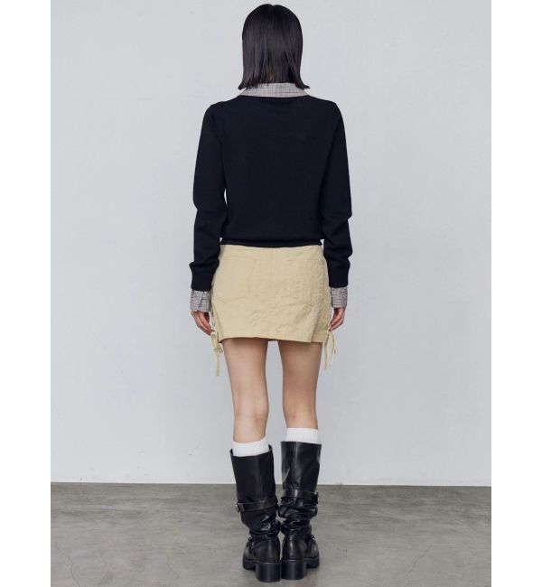 EMODA「レースアップミニスカート」|スカート|