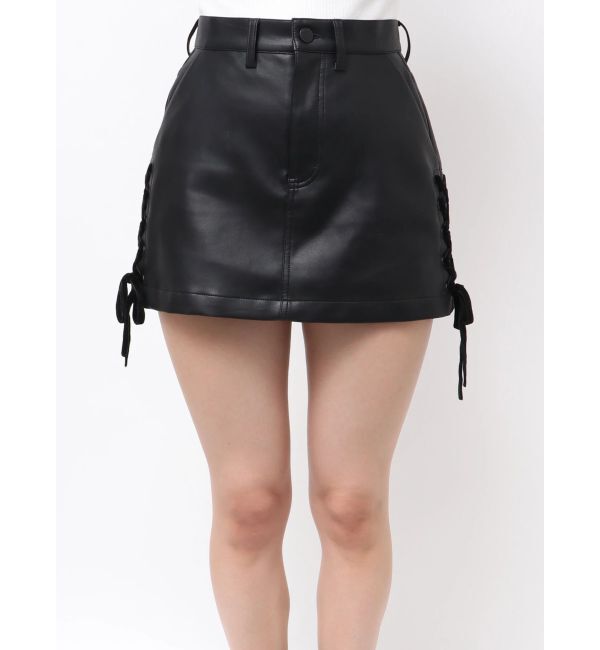 EMODA「レースアップミニスカート」|スカート|