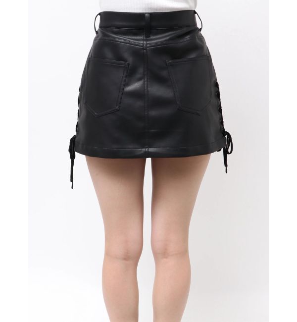 EMODA「レースアップミニスカート」|スカート|