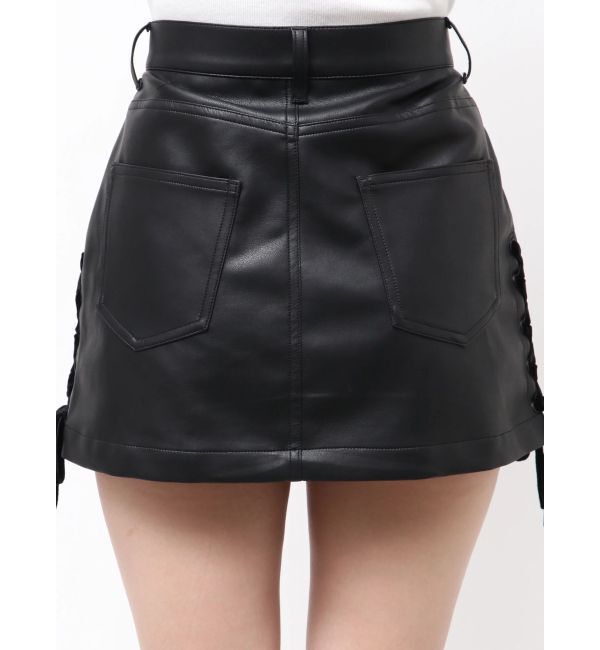 EMODA「レースアップミニスカート」|スカート|