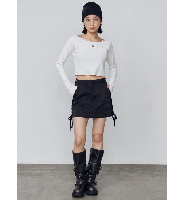 EMODA「2WAYストリングリブトップス」|Tシャツ・カットソー|