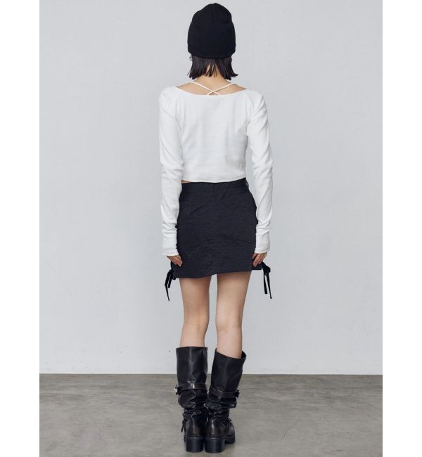 EMODA「2WAYストリングリブトップス」|Tシャツ・カットソー|