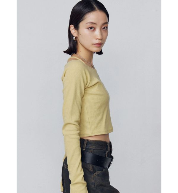 EMODA「2WAYストリングリブトップス」|Tシャツ・カットソー|