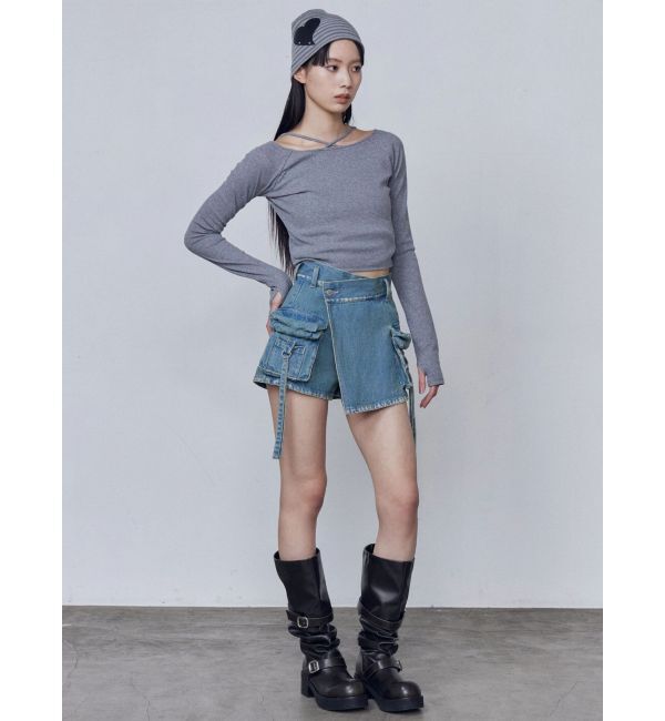 EMODA「2WAYストリングリブトップス」|Tシャツ・カットソー|