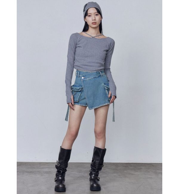 EMODA「2WAYストリングリブトップス」|Tシャツ・カットソー|