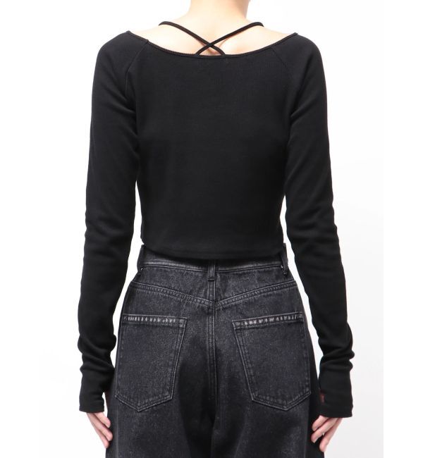 EMODA「2WAYストリングリブトップス」|Tシャツ・カットソー|