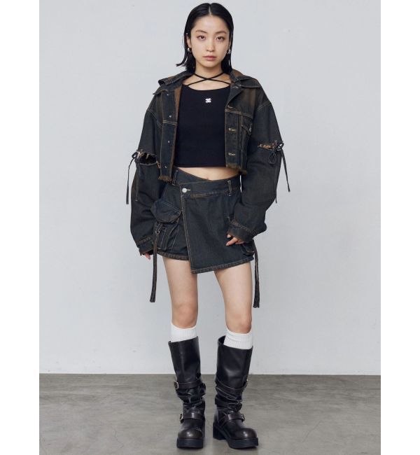 EMODA「2WAYストリングリブトップス」|Tシャツ・カットソー|