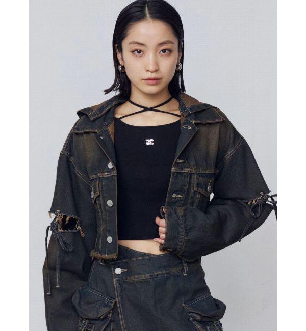 EMODA「2WAYストリングリブトップス」|Tシャツ・カットソー|