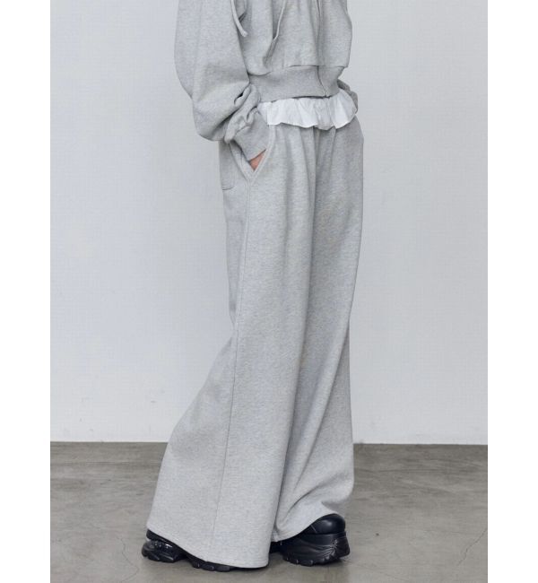 EMODA「ウエストフリルスウェットパンツ」|その他|