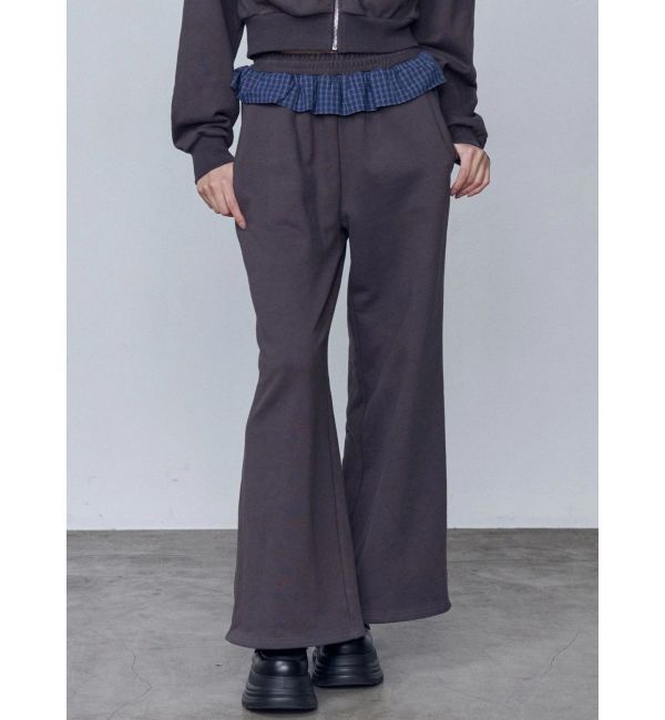 EMODA「ウエストフリルスウェットパンツ」|その他|