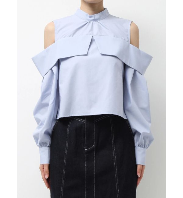 MERCURYDUO「オフショルダーボリュームスリーブブラウス」|シャツ・ブラウス|