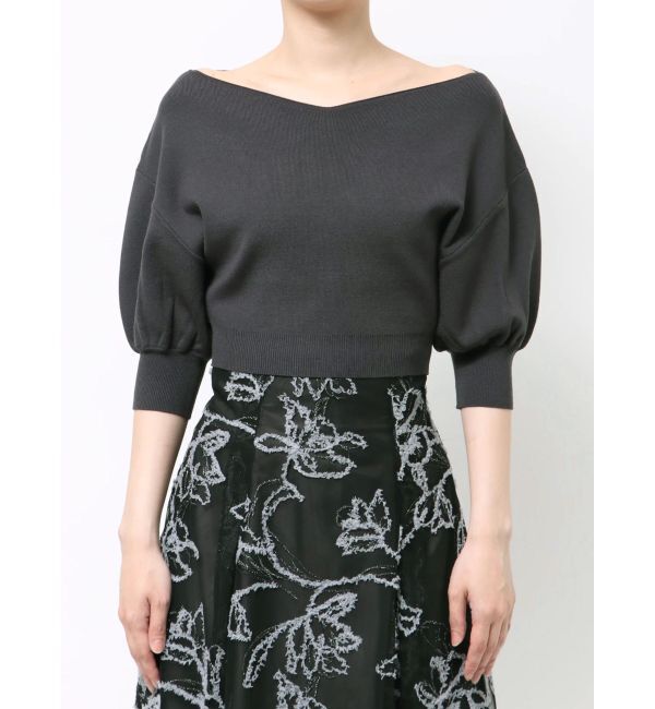 MERCURYDUO「総針バルーン袖ニット」|ニット・セーター|