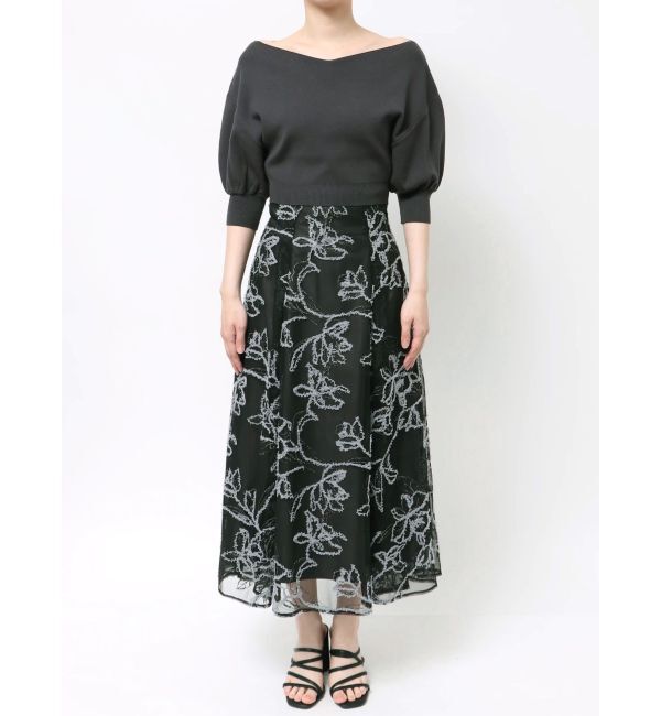 MERCURYDUO「総針バルーン袖ニット」|ニット・セーター|