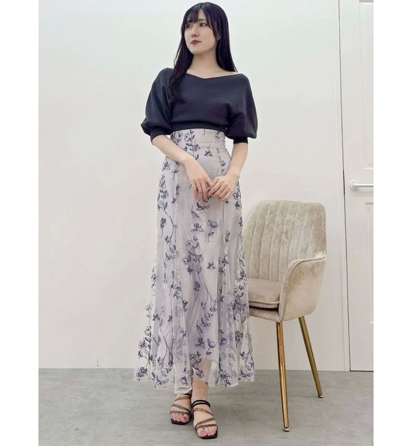 MERCURYDUO「総針バルーン袖ニット」|ニット・セーター|