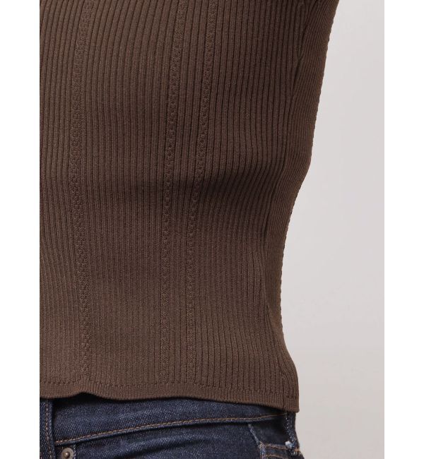 MERCURYDUO「ZIPポロニット」|ニット・セーター|