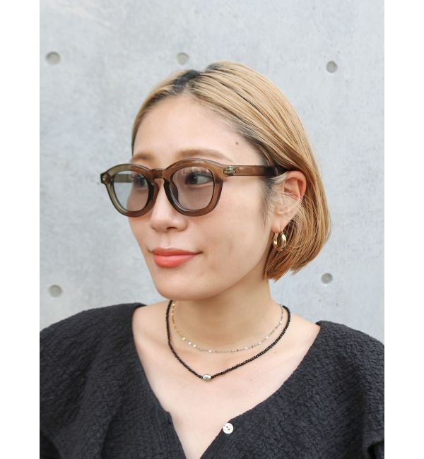Ungrid「太フレームグレーレンズサングラス」|サングラス|