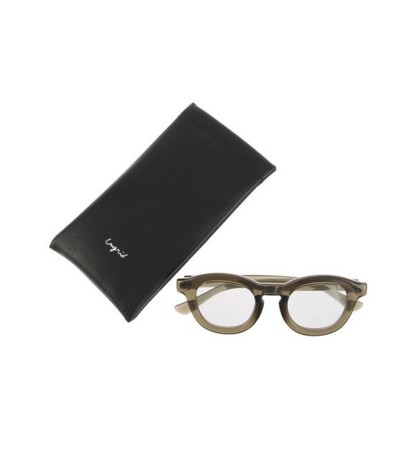 Ungrid「太フレームグレーレンズサングラス」|サングラス|