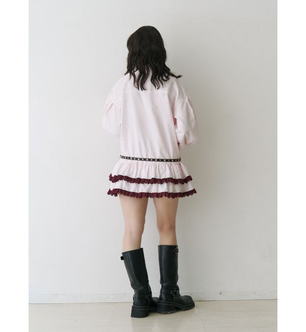 jouetie「ヘムフリルチュニックシャツ」|シャツ・ブラウス|