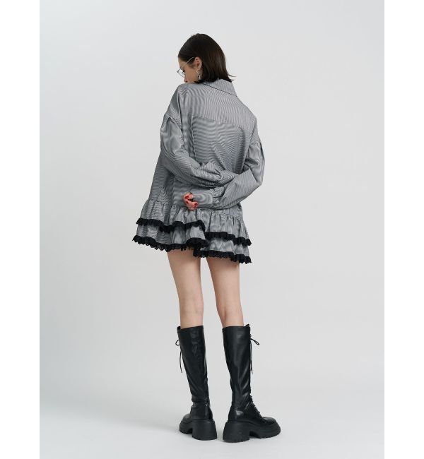 jouetie「ヘムフリルチュニックシャツ」|シャツ・ブラウス|